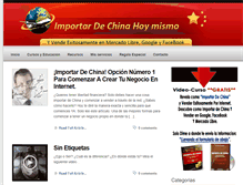 Tablet Screenshot of importardechinahoymismo.com